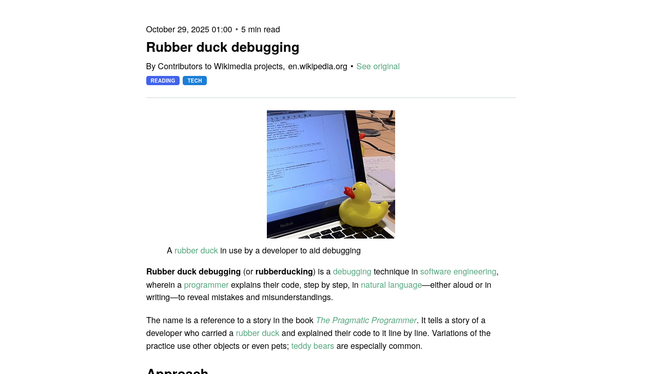 Reader view in Inboxt